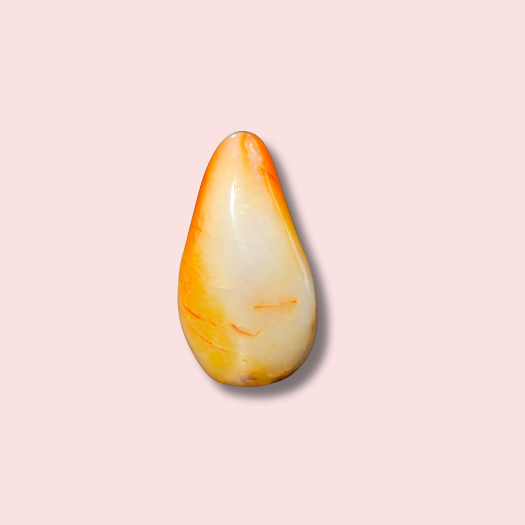 &quot;Peaches &amp; Cream&quot; Carnelian Freeform