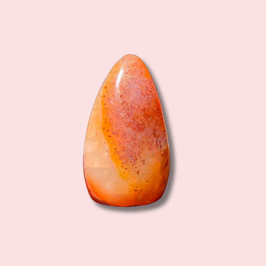 Carnelian Freeform With Pretty Banding