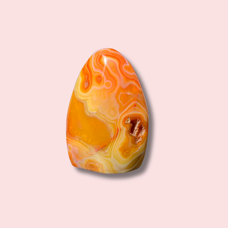 Gorgeous Carnelian Freeform With Beautiful Banding
