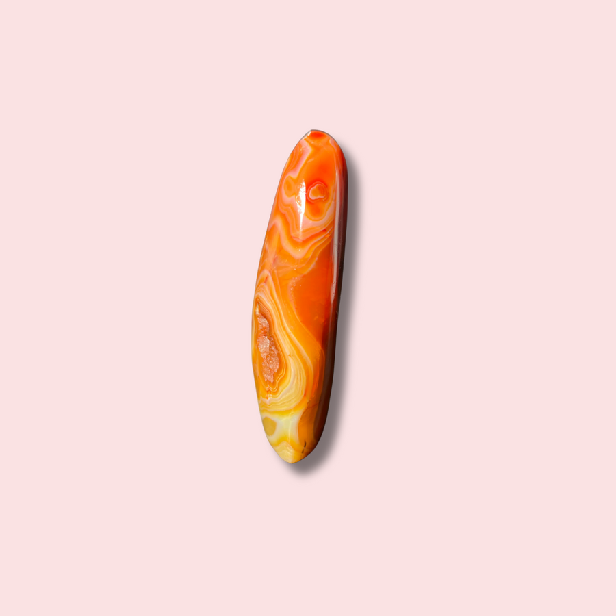 Gorgeous Carnelian Freeform With Beautiful Banding