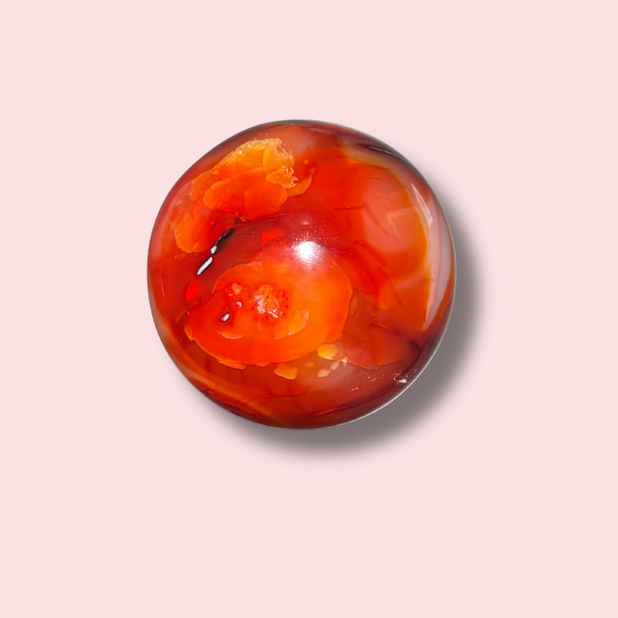 Amazing Vibrant Carnelian Sphere