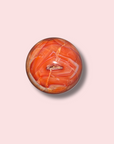 Gorgeous Carnelian Sphere With Druzy Cave
