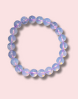 Dreamy Lavender Moon Quartz Bracelet (9 mm)