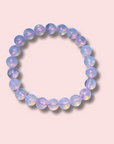 Dreamy Lavender Moon Quartz Bracelet (9 mm)