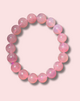 Stunning Lavender Star Rose Quartz Bracelet (11 mm)