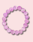 Rare Gem Grade Lavender Kunzite Bracelet (11 mm)