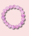 Rare Gem Grade Lavender Kunzite Bracelet (11 mm)