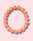 Rare Gem Grade Rhodochrosite Bracelet (11 mm)