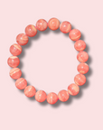 Rare Gem Grade Rhodochrosite Bracelet (11 mm)