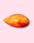 Bright Orange Carnelian Heart - Made in Mother Nature