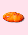 Bright Orange Carnelian Heart - Made in Mother Nature