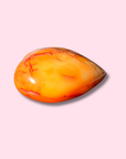Bright Orange Carnelian Heart - Made in Mother Nature
