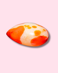 "Red Dalmatian" Carnelian Heart - Made in Mother Nature