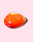 "Red Dalmatian" Carnelian Heart - Made in Mother Nature