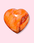 Beautiful Red Carnelian Heart - Made in Mother Nature