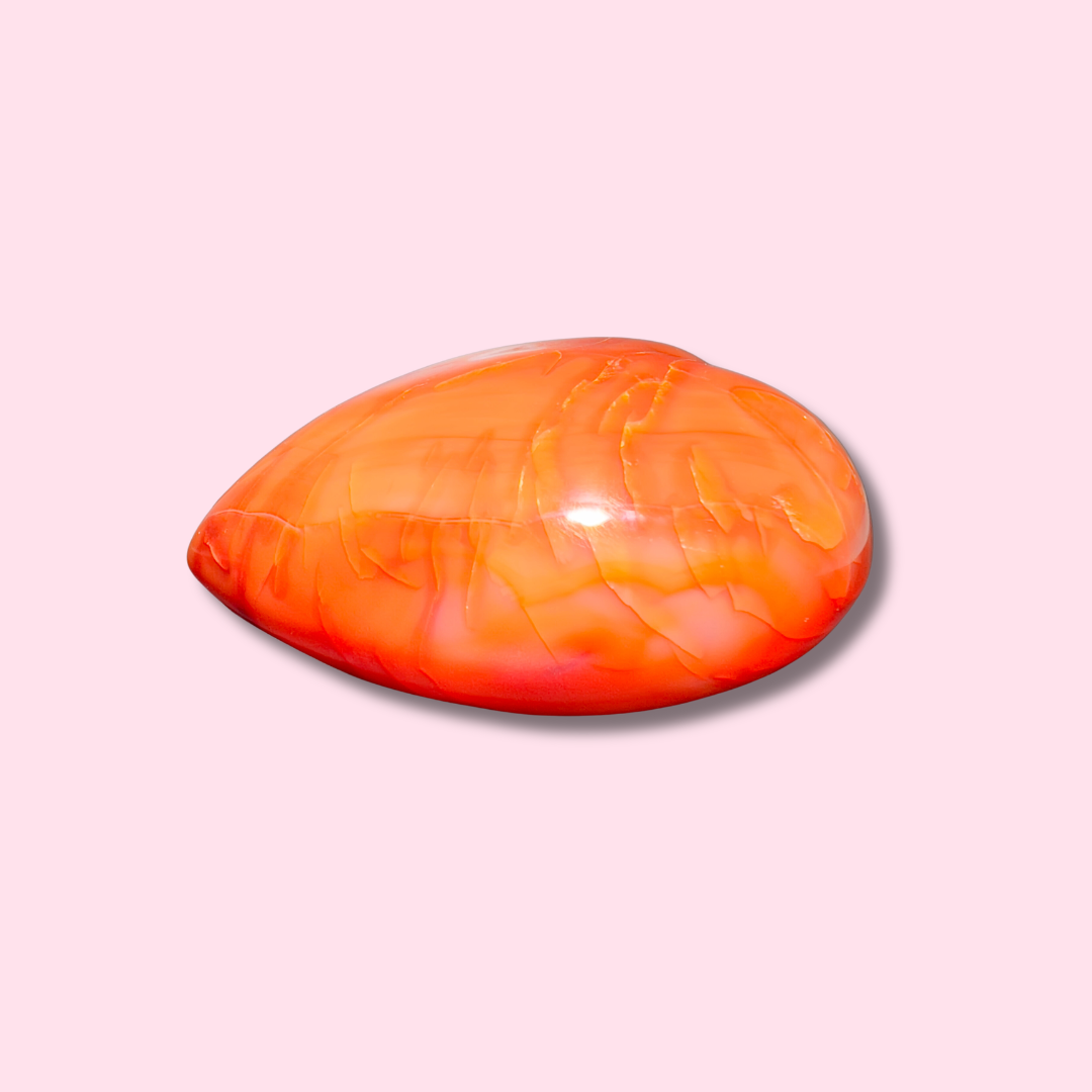 Beautiful Red Carnelian Heart - Made in Mother Nature