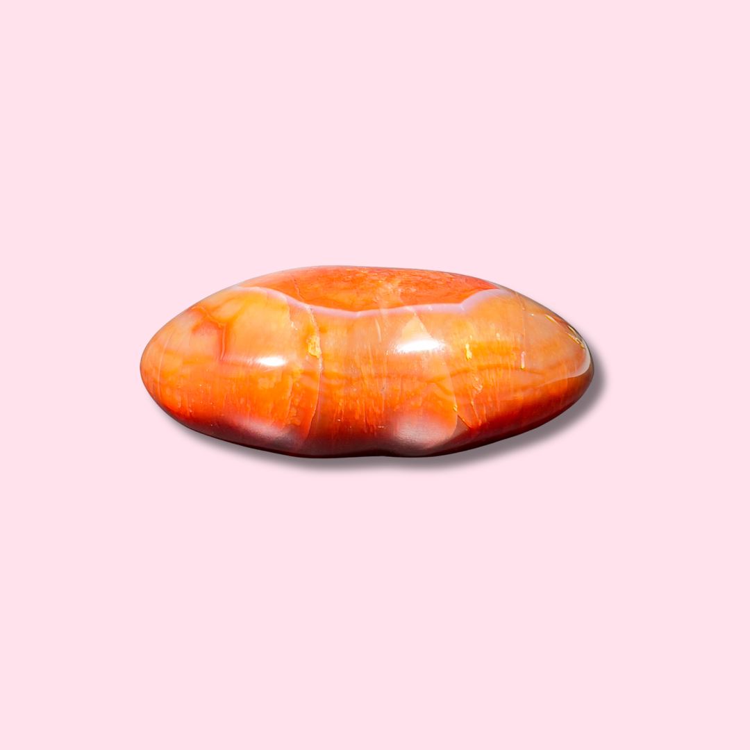 Moody Carnelian Heart - Made in Mother Nature