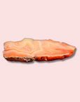 Gorgeous Pastel Banded Carnelian Slab