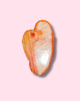 Fiery Red Carnelian Slab With Quartz - Made in Mother Nature