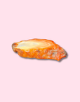Orange Carnelian Slab With Beautiful Banding - Made in Mother Nature