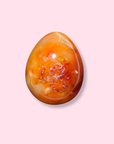 Sunset Orange Carnelian Egg - Made in Mother Nature