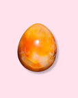 Sunset Orange Carnelian Egg - Made in Mother Nature