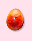 Red & Orange Carnelian Egg - Made in Mother Nature