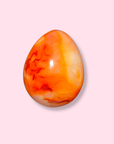 Red & Orange Carnelian Egg - Made in Mother Nature