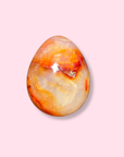 Beautiful Orange Carnelian Egg - Made in Mother Nature