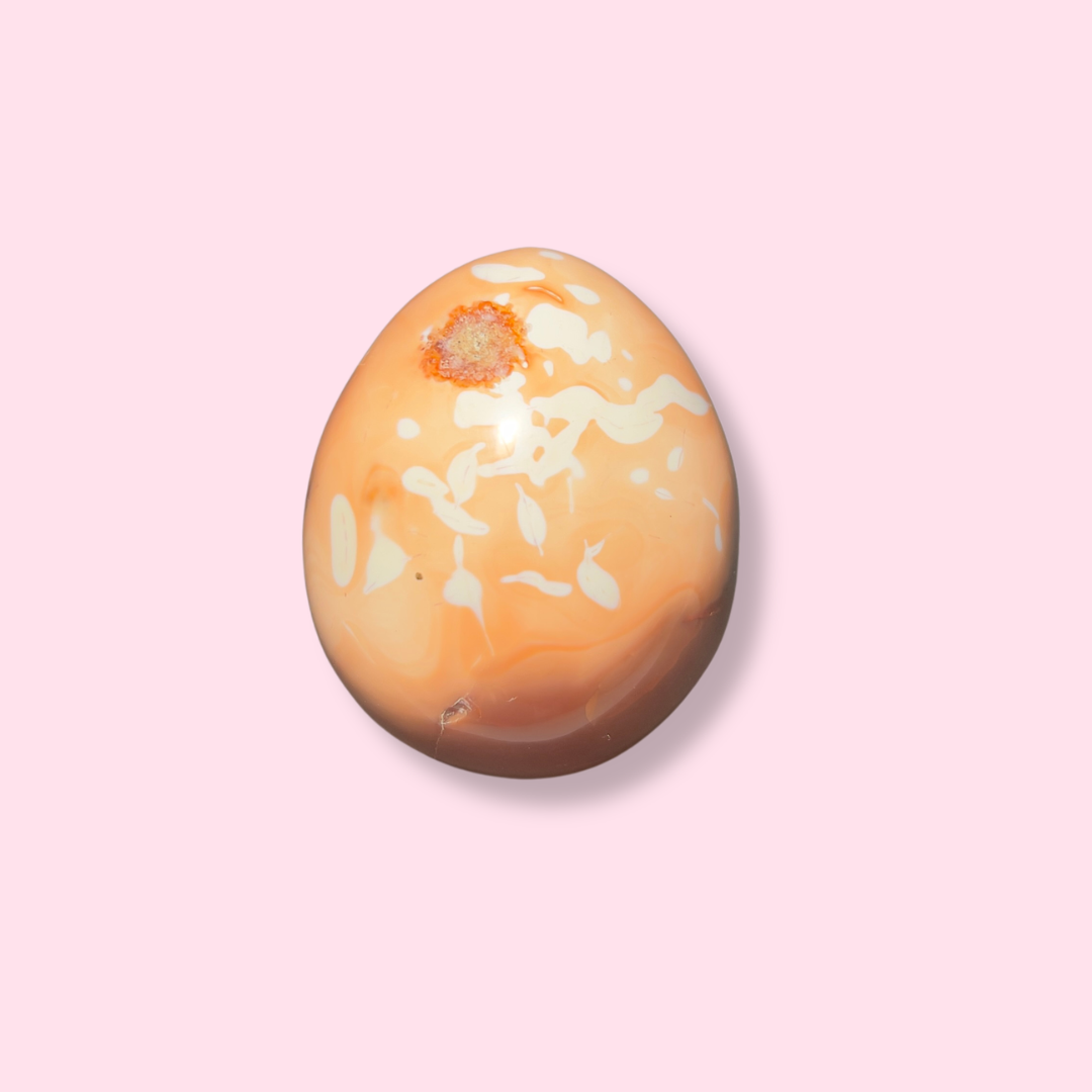 "Birds in Flight" Carnelian Egg - Made in Mother Nature