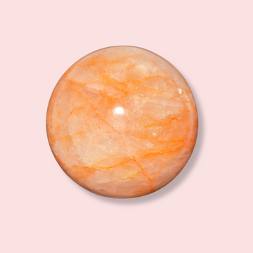 Fire Quartz Sphere - Made in Mother Nature