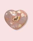 Flower Agate Heart - Made in Mother Nature