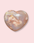 Flower Agate Heart - Made in Mother Nature