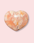 Flower Agate Heart - Made in Mother Nature