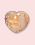 Flower Agate Heart - Made in Mother Nature