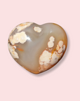 Flower Agate Heart - Made in Mother Nature