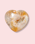 Flower Agate Heart - Made in Mother Nature