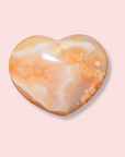 Flower Agate Heart - Made in Mother Nature