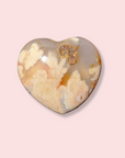 Flower Agate Heart - Made in Mother Nature