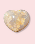 Flower Agate Heart - Made in Mother Nature