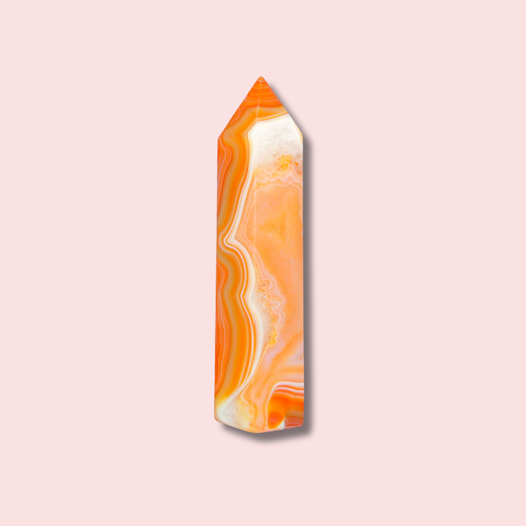 Carnelian Agate Tower - Made in Mother Nature