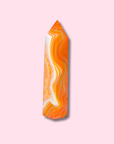 "Creamsicle" Carnelian Agate Tower - Made in Mother Nature