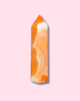 "Creamsicle" Carnelian Agate Tower - Made in Mother Nature