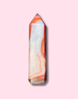 Cool Carnelian Agate Tower With Blue Quartz - Made in Mother Nature