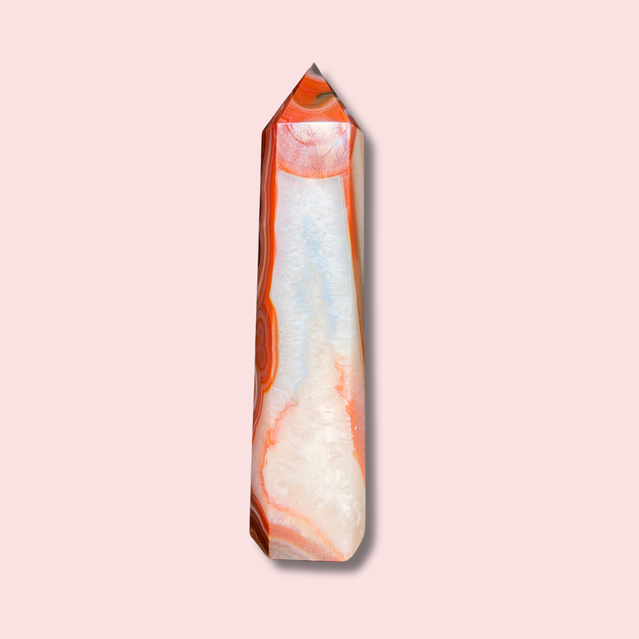 Carnelian Agate Tower - Made in Mother Nature