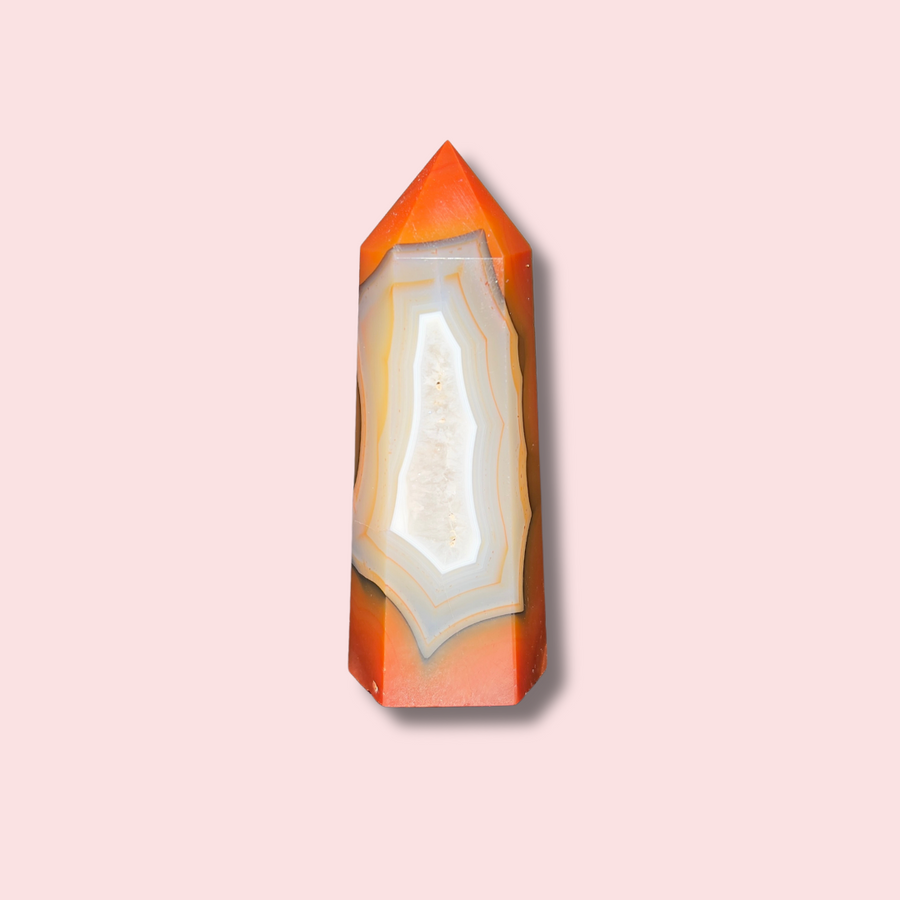 Carnelian Agate Tower - Made in Mother Nature