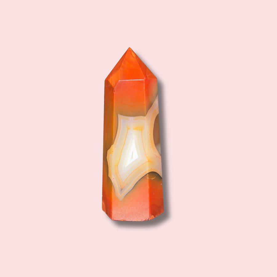 Carnelian Agate Tower - Made in Mother Nature