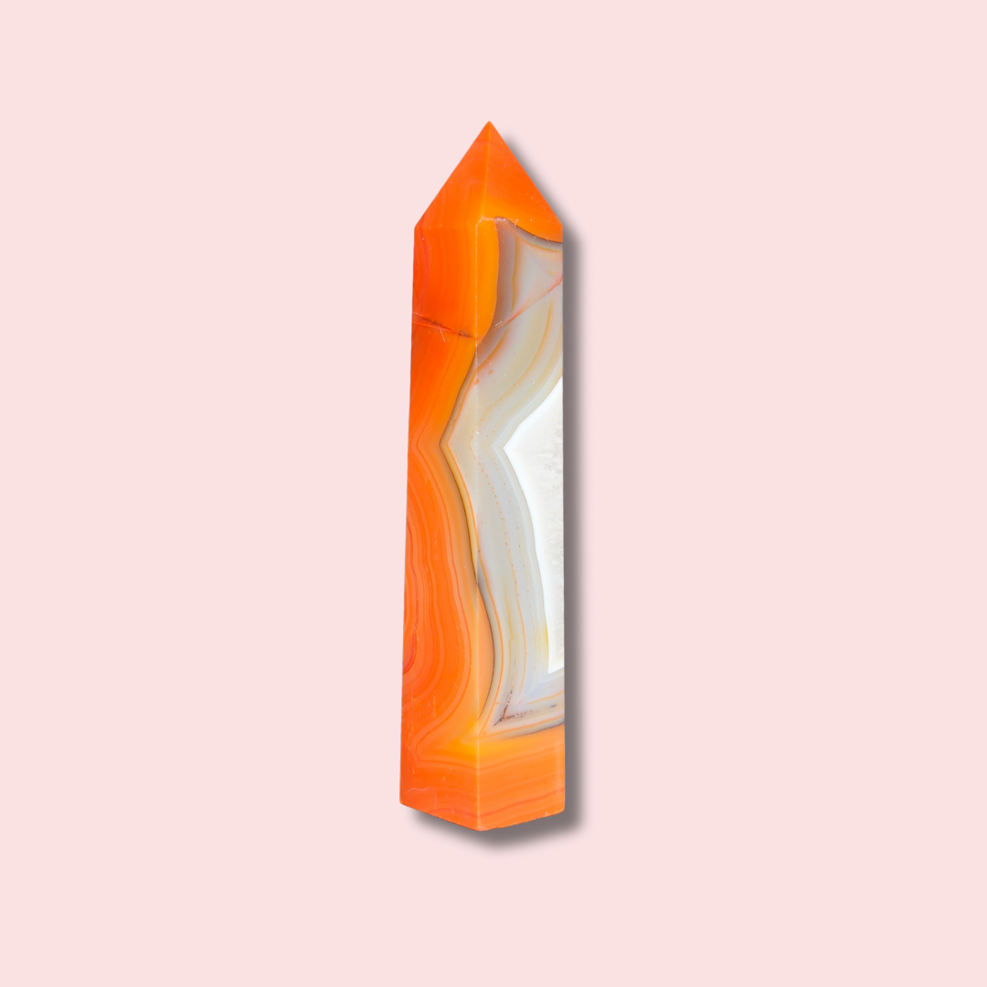 Carnelian Agate Tower - Made in Mother Nature