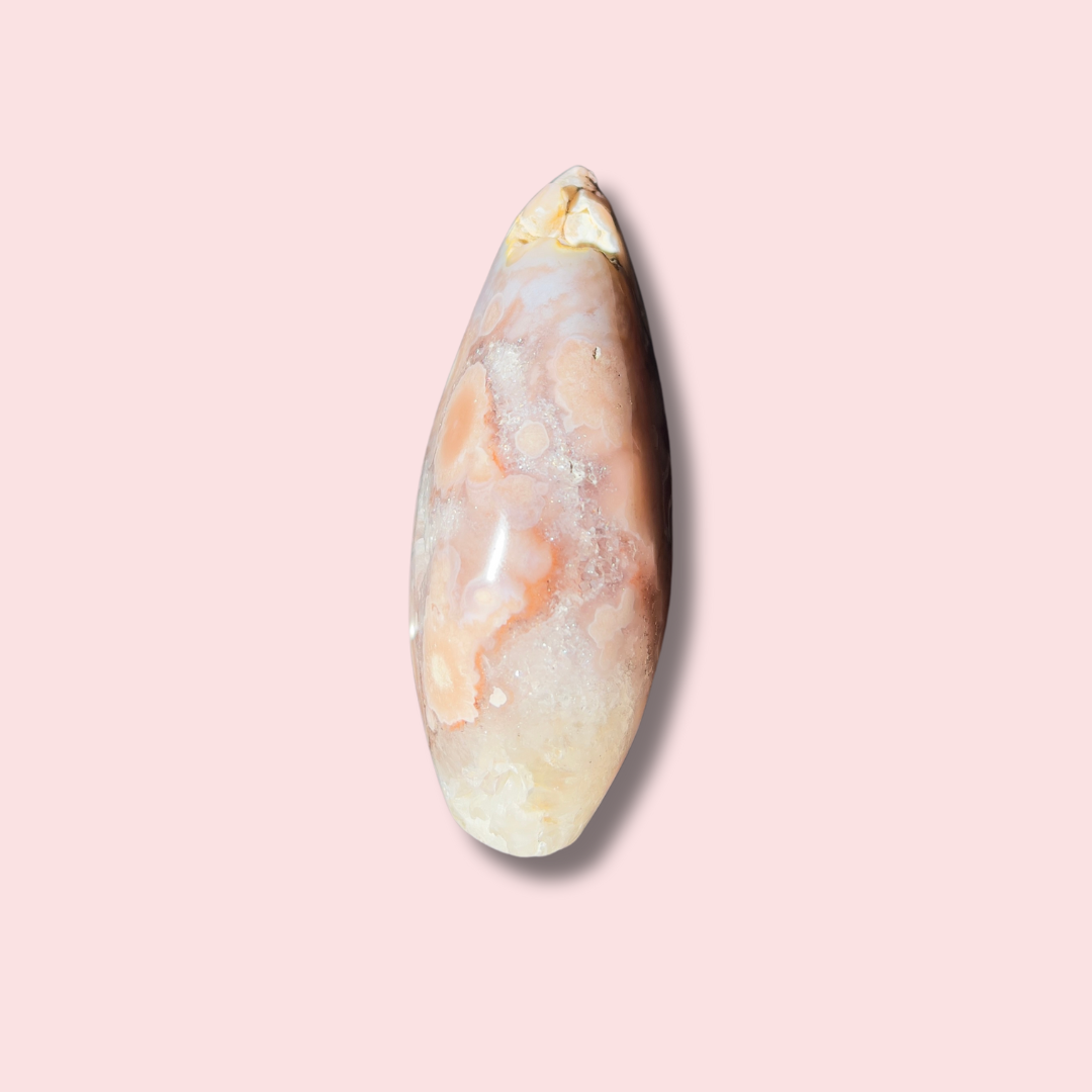 Stunning Pink & Purple Amethyst x Flower Agate Flame - Made in Mother Nature