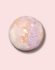 Pink Amethyst x Flower Agate Sphere - Made in Mother Nature